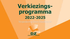 Verkiezingsprogramma 2022-2025